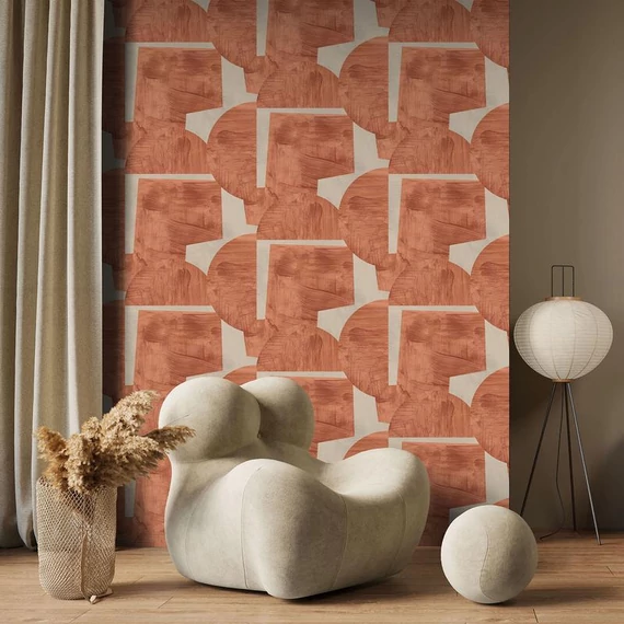 KADAM-hohenberger-geometric-orange-65456-tapeta